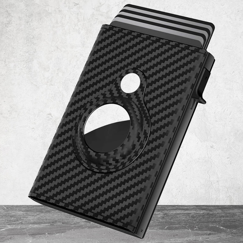 Carbon Fiber Trifold Men's Card Holder