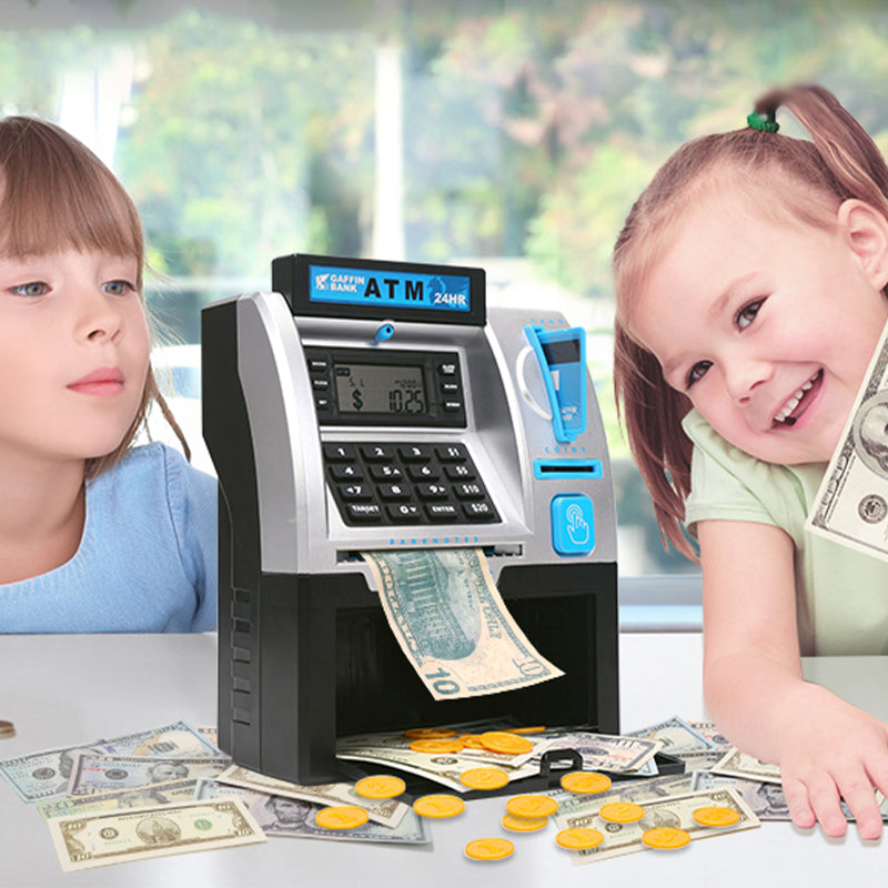 Interactive Kids Piggy Bank ATM Toy