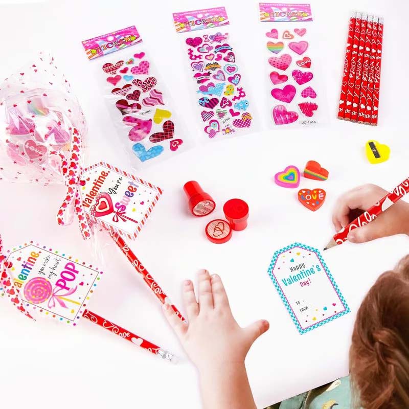 24 Pack Giant Lollipop-Shaped Stationery Set