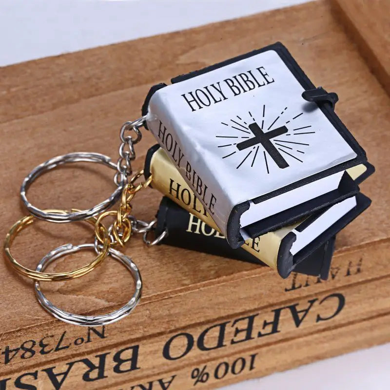 Mini Bible Keychain Pendant