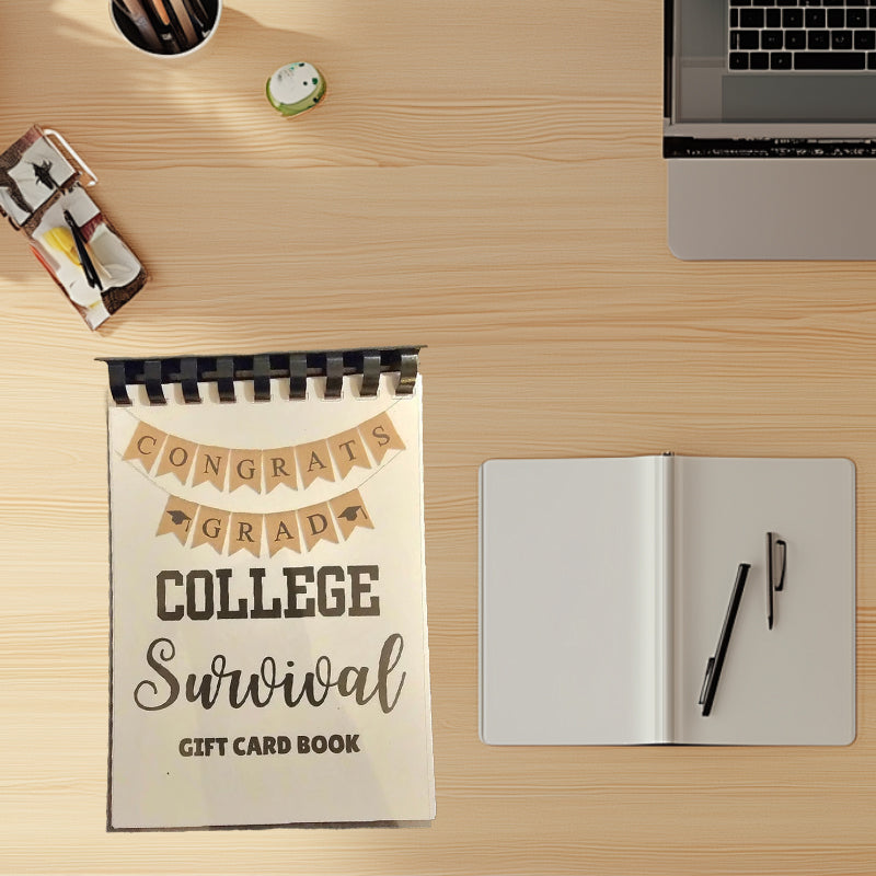 👩‍🎓🎁College Survival Gift Card Book