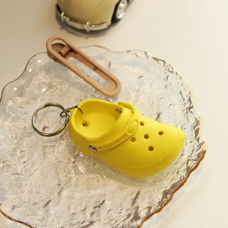 Mini Crocs Shoe Keychain