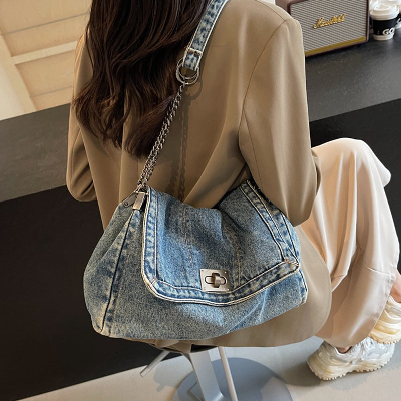 Fashion Denim Shoulder Bag