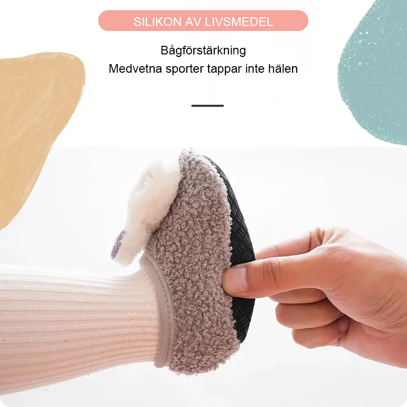 Söta päls babysocka skor