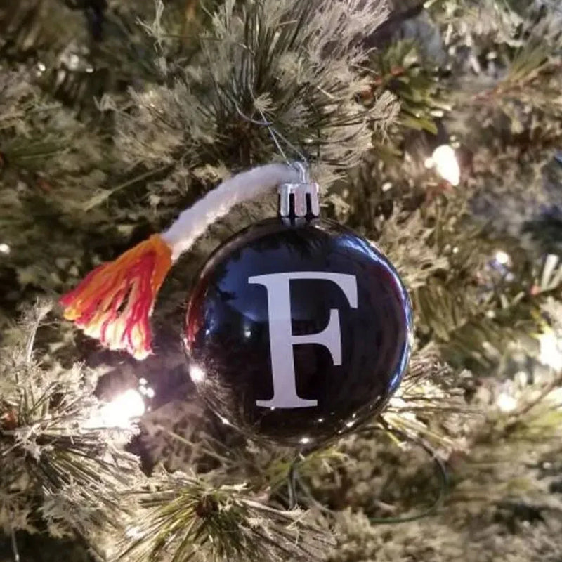 Funny F-Bomb Christmas Ornament