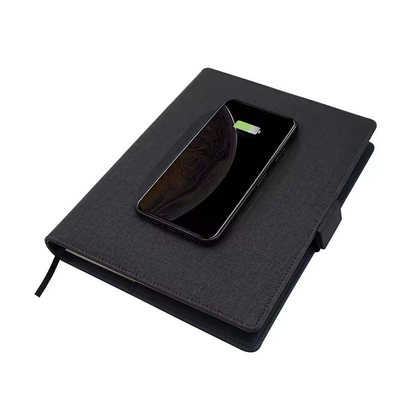 Wireless Charging Multi-Function Portfolio Notebook