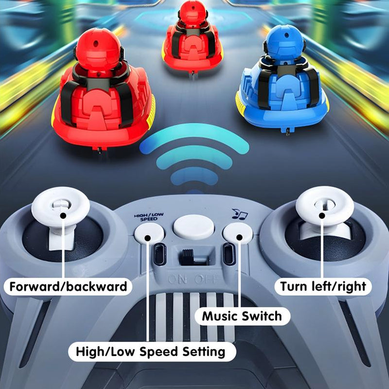 Kids RC Bumper Car with Lights and Music