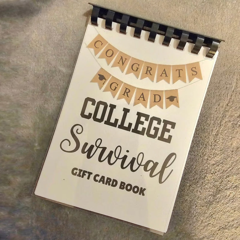 👩‍🎓🎁College Survival Gift Card Book