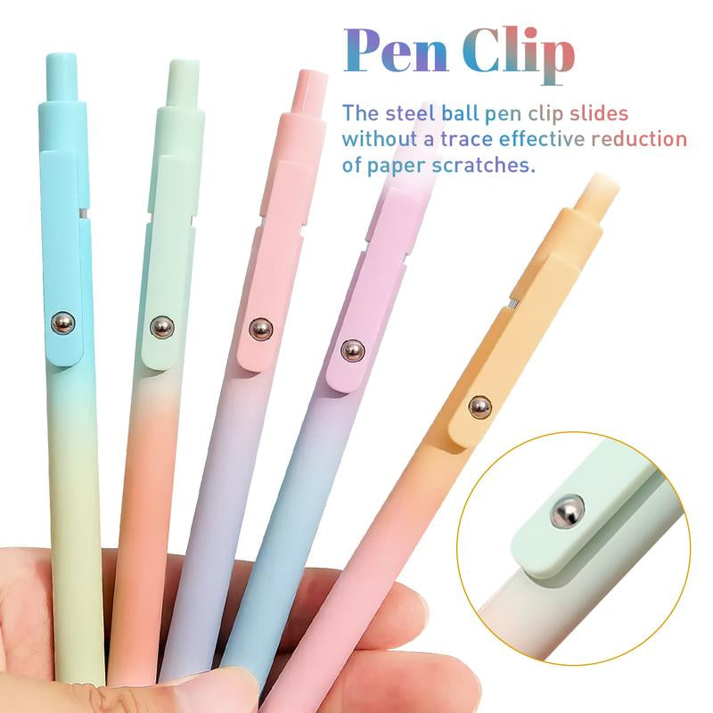 Color Push-Up Quick Dry Neutral Pen (5 PCS)