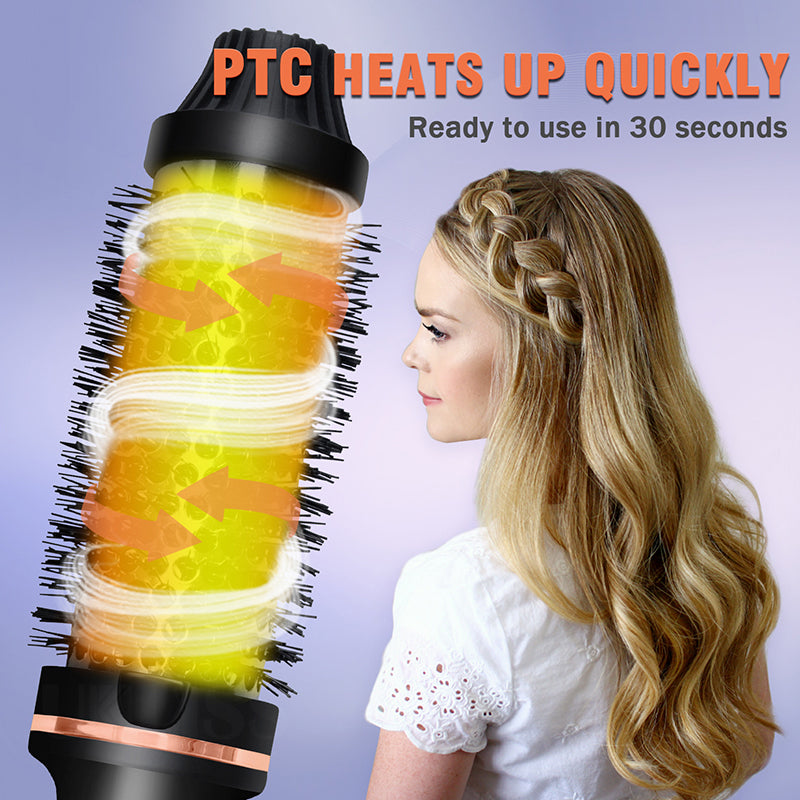 Ionic Heated Thermal Round Brush