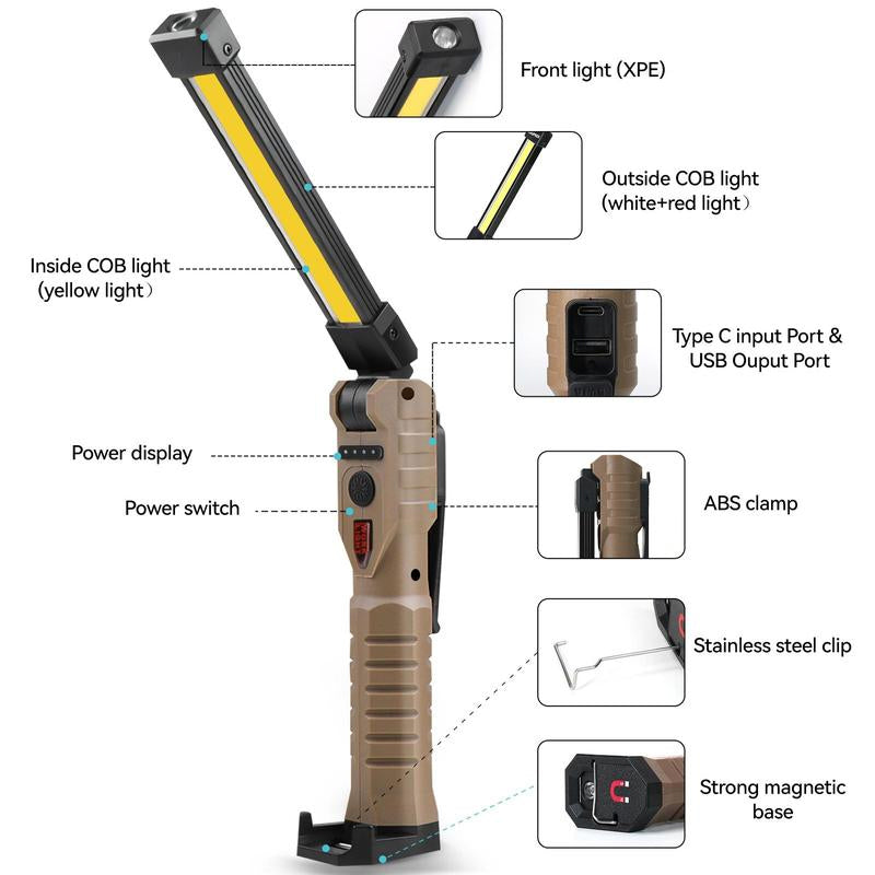 COB high-intensity flashlight