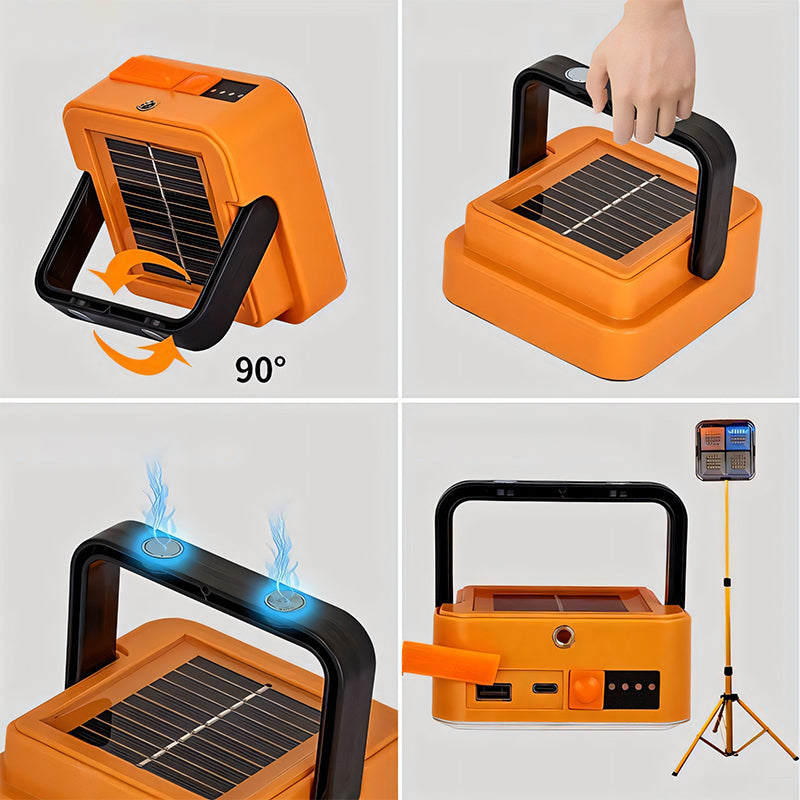 Solar Rechargeable Multifunctional Searchlight