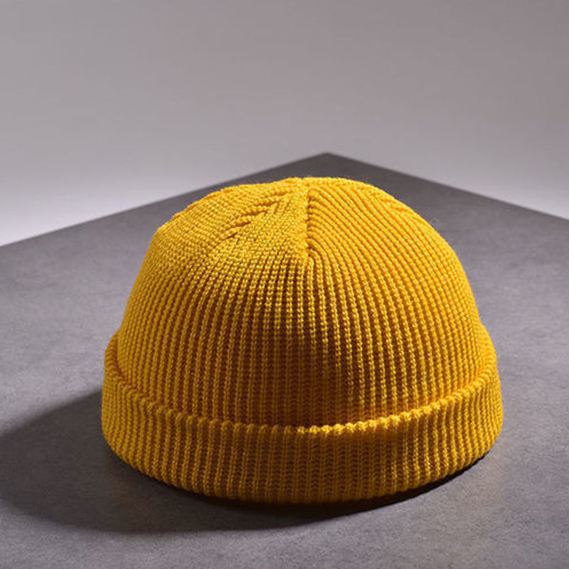 Short Knit Cuff Beanie Trawler Beanie