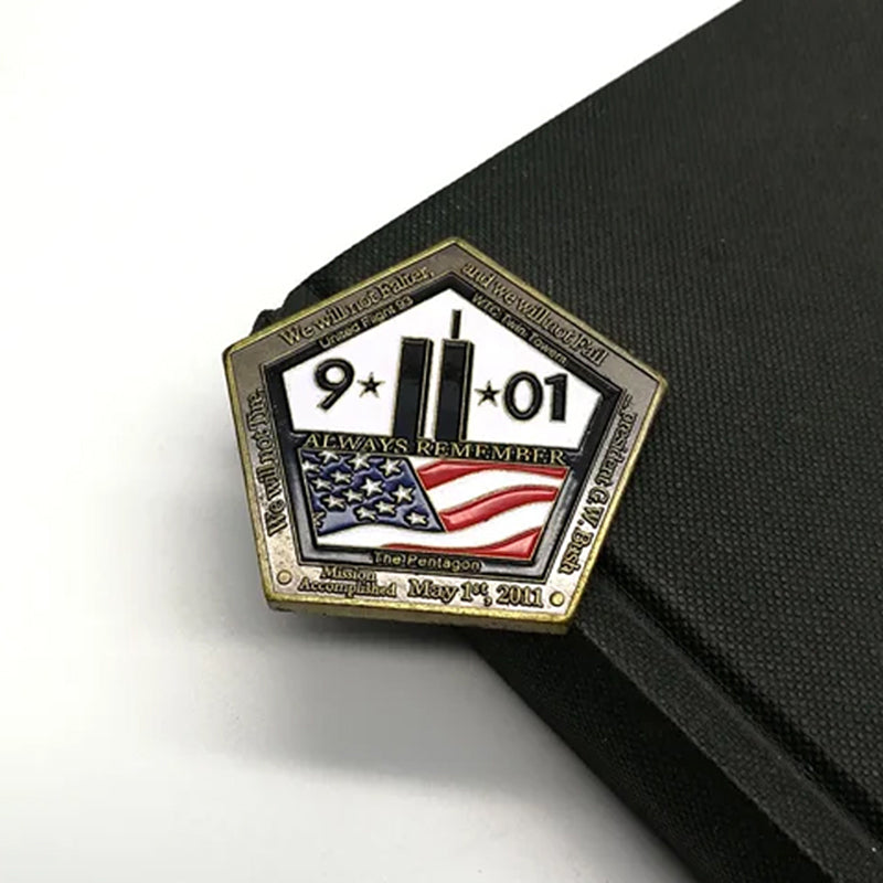 September 11th Mission Accomplished Challenge Coin