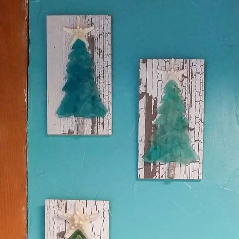 DIY Sea Glass Christmas Tree Kit