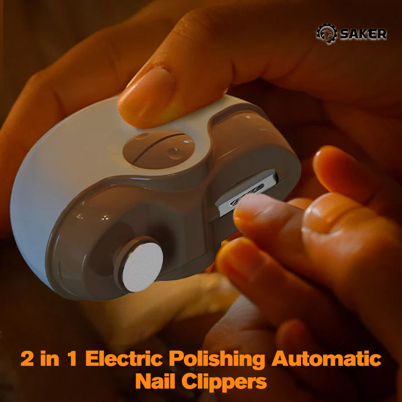 2 in 1 Electric Polishing Automatic Nail Clippers