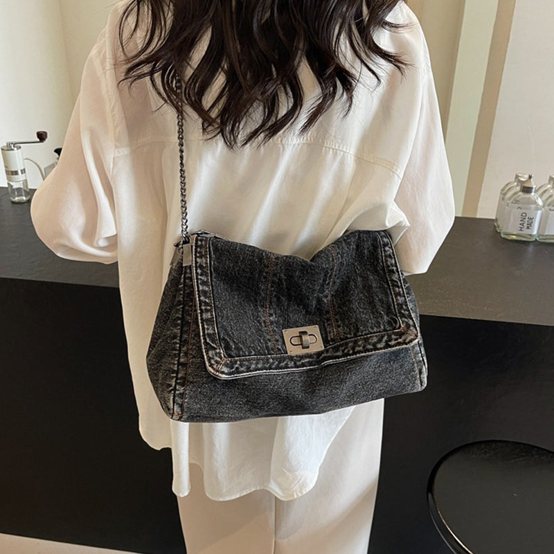 Fashion Denim Shoulder Bag