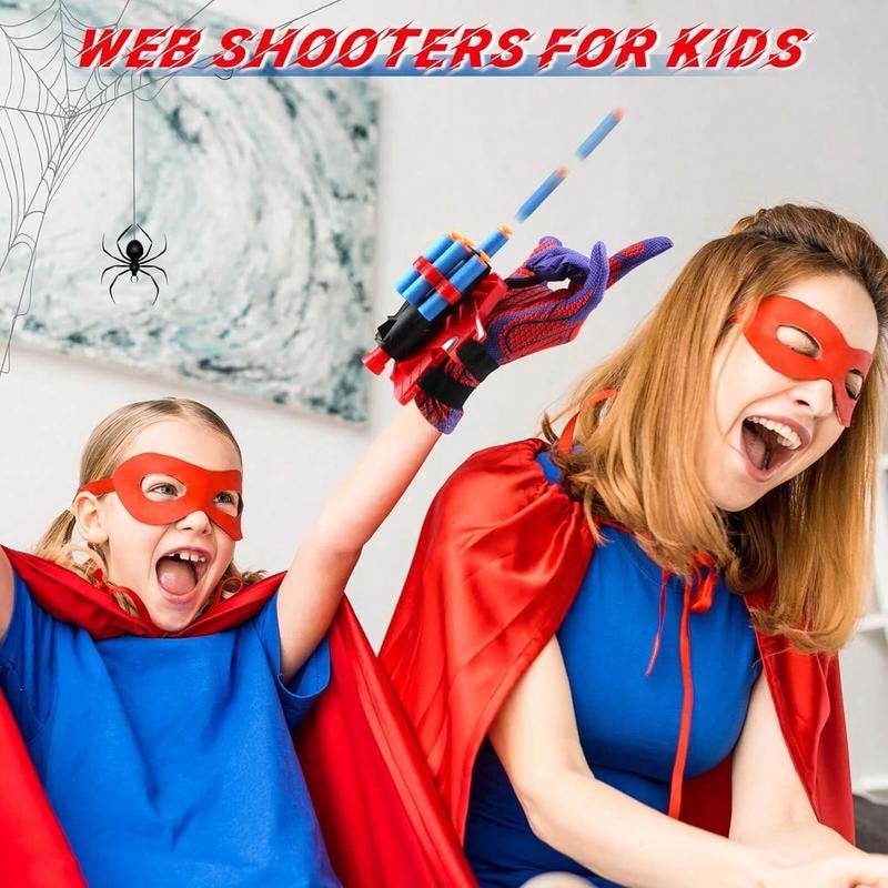 Web Shooters Toy, Toy for Young, Web Slinger Toys with Spider Glove Launcher, Toys for Young Men's Birthday Gifts