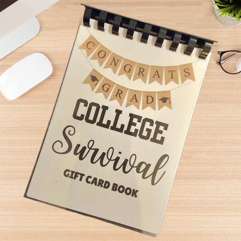 👩‍🎓🎁College Survival Gift Card Book