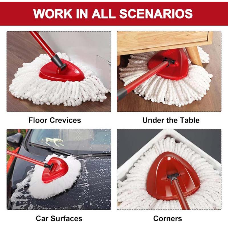 Microfiber Spin Mop Head Replacement ( 3/ 4 PCS)