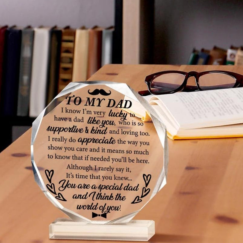 Nine-sided acrylic commemorative gift