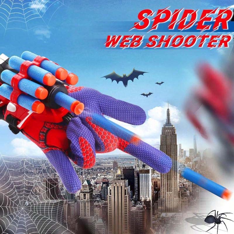 Web Shooters Toy, Toy for Young, Web Slinger Toys with Spider Glove Launcher, Toys for Young Men's Birthday Gifts