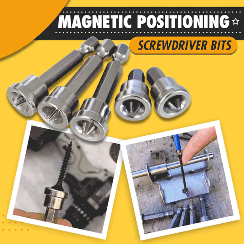 Magnetic Positioning Screwdriver Bits (5pcs)