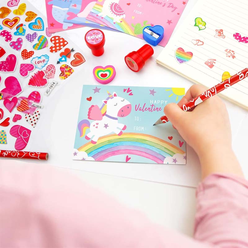 24 Pack Giant Lollipop-Shaped Stationery Set