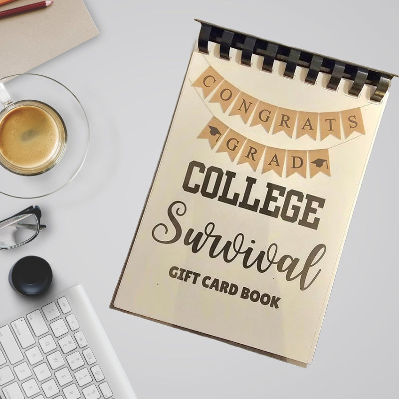 👩‍🎓🎁College Survival Gift Card Book