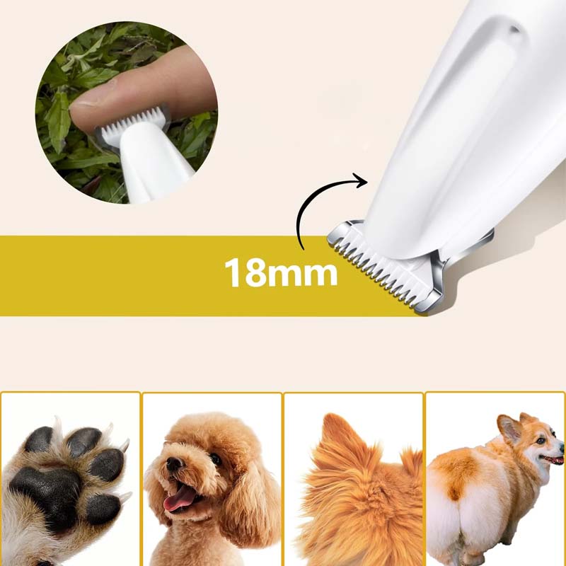 Pet Hair Trimmer With Led Light Set