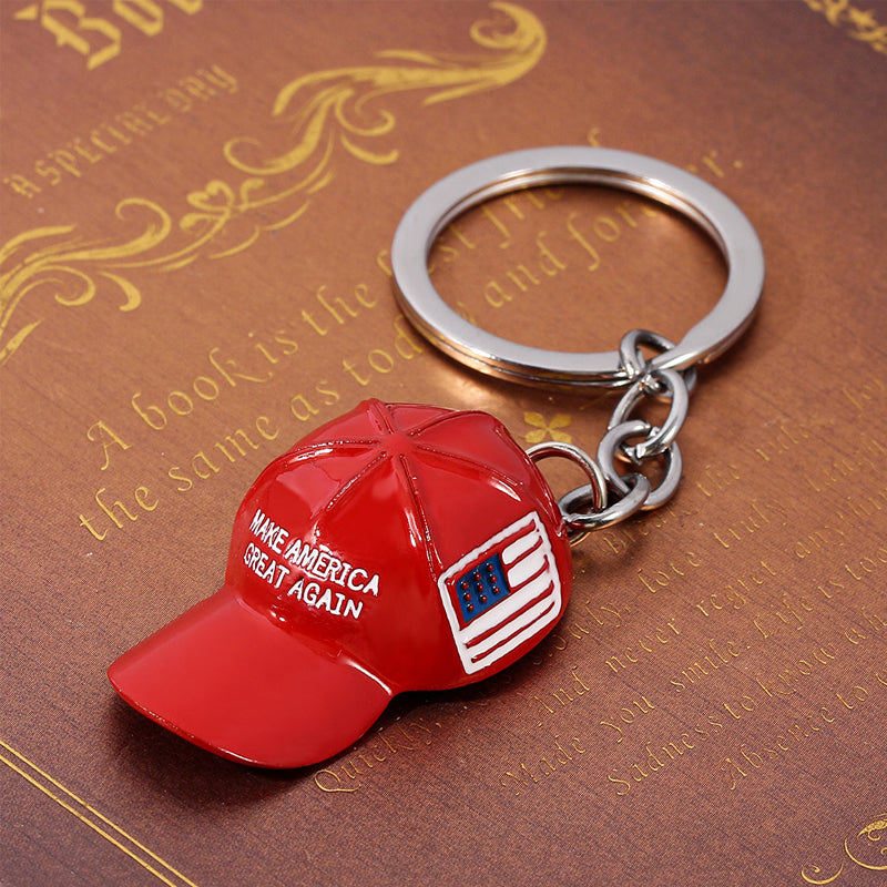 Hip Hop Baseball Cap Keychain