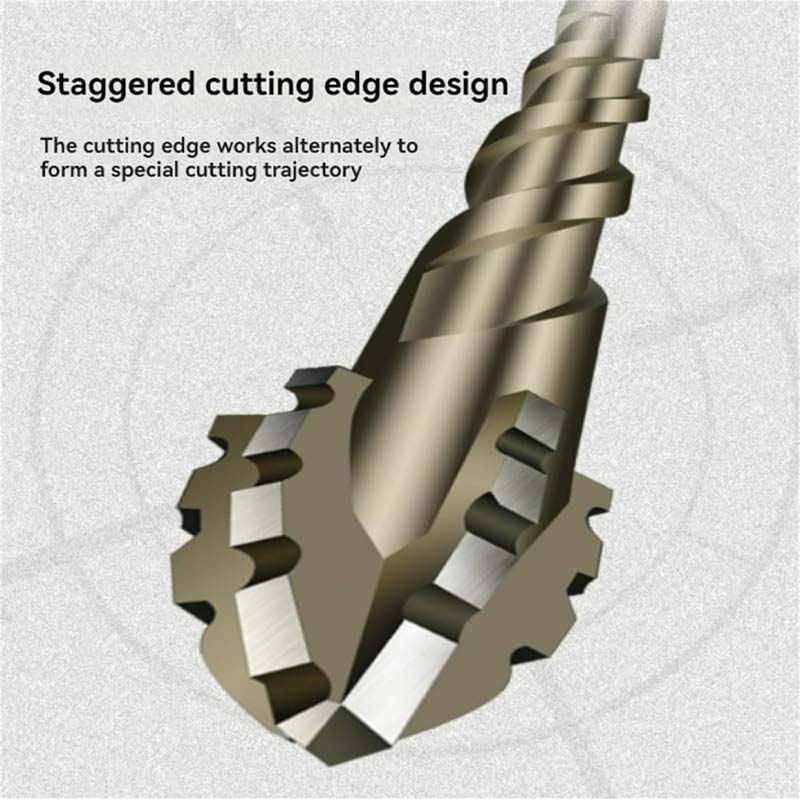 Four Blade Serrated Eccentric Drill