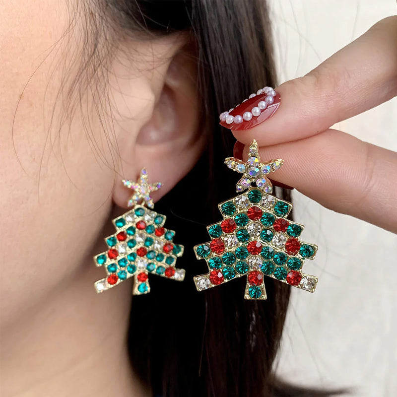 Christmas Tree Stud Earrings