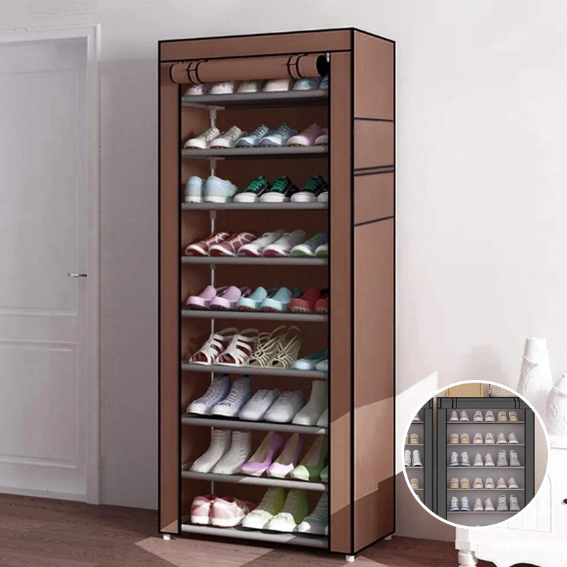 Dustproof Multi-layer Cloth Shoe Rack