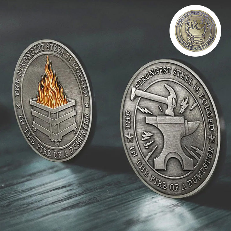 Dumpster Fire Challenge Coin