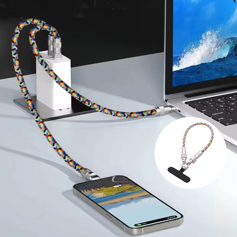 Mobile Phone Lanyard & Charging Cable 2 in 1