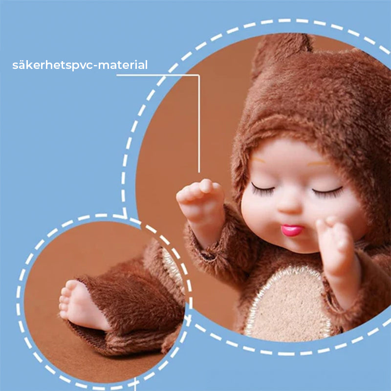 Mini Reborn Baby Dolls Naturtrogna realistiska babydockor