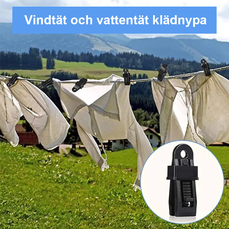 Justerbart Heavy Duty Lock Grip för Tarp & Shade Cloth