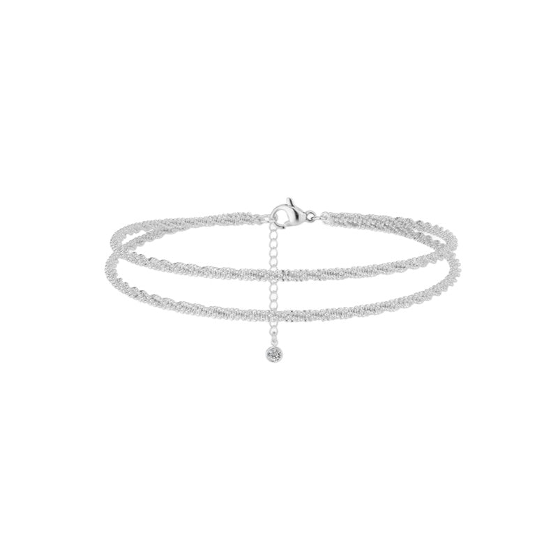 Women's Double Layered Anklet