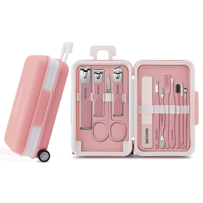 12 pcs Nail Care Kit with Mini Travel Case