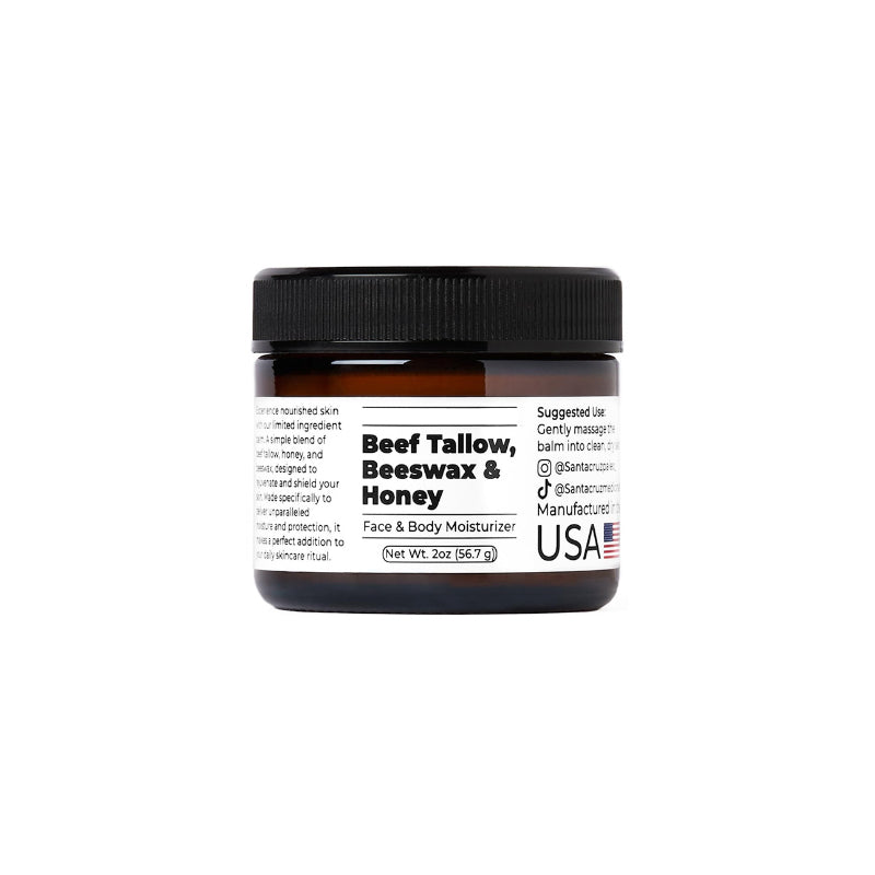 Beef Tallow Beeswax and Honey Moisturizer