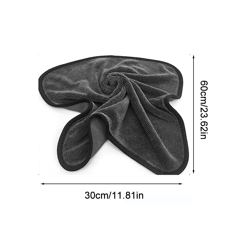 Twisted-Loop Ultra-Absorbent Car Drying Towel