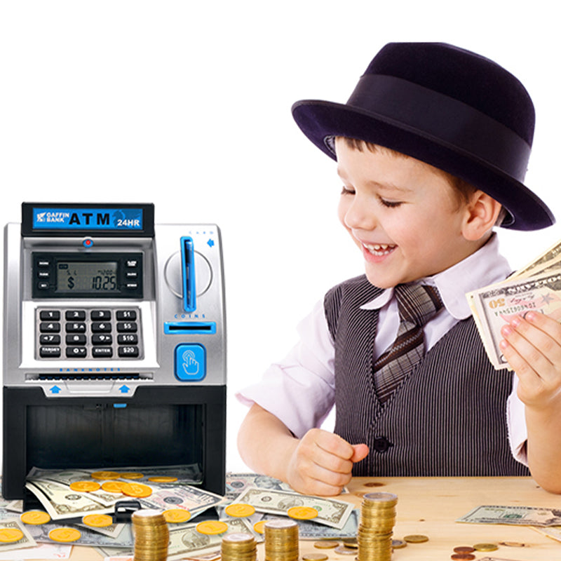 Interactive Kids Piggy Bank ATM Toy