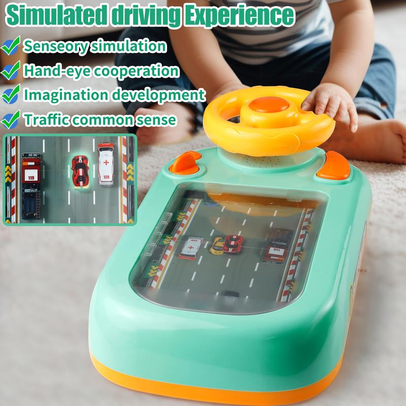 Kids' Musical Racing Adventure Steering Wheel Toy