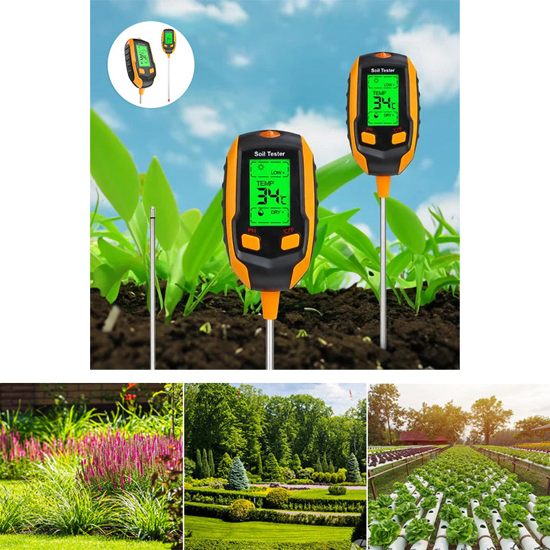 Digital 4-in-1 Soil Test Meter