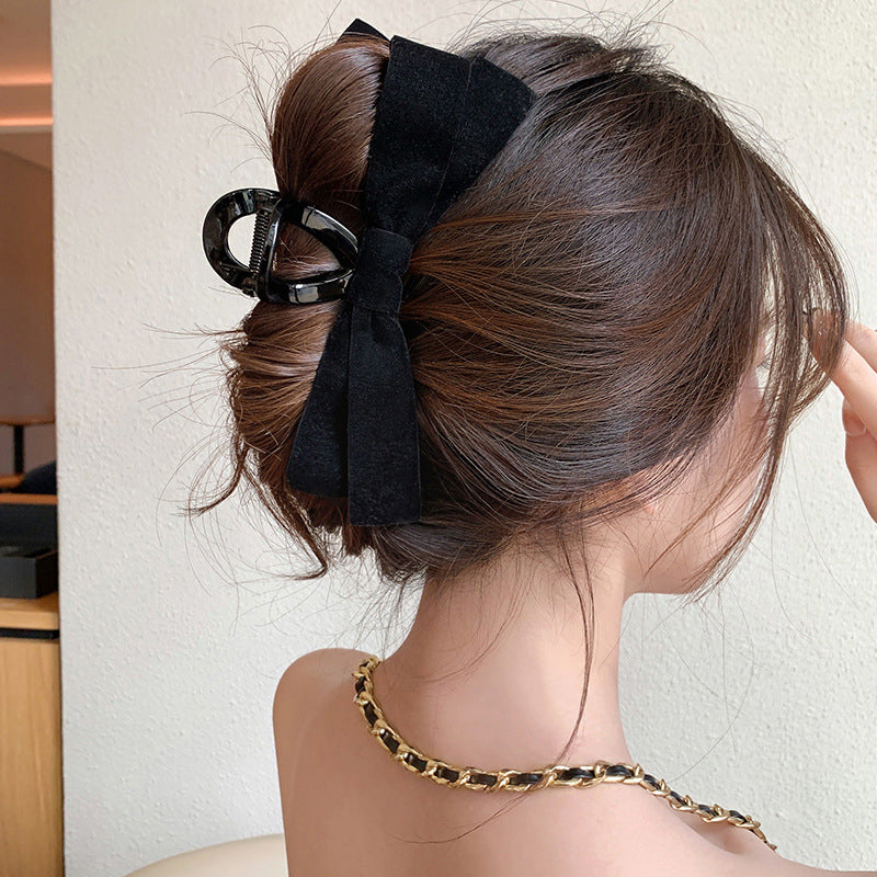 Women's Elegant Bow Decoration Hair Claw Clip