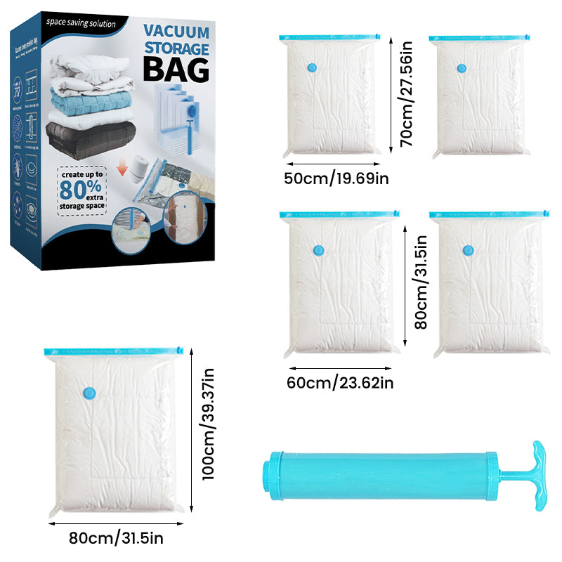 Compact Vacuum Storage Bags for Clothes