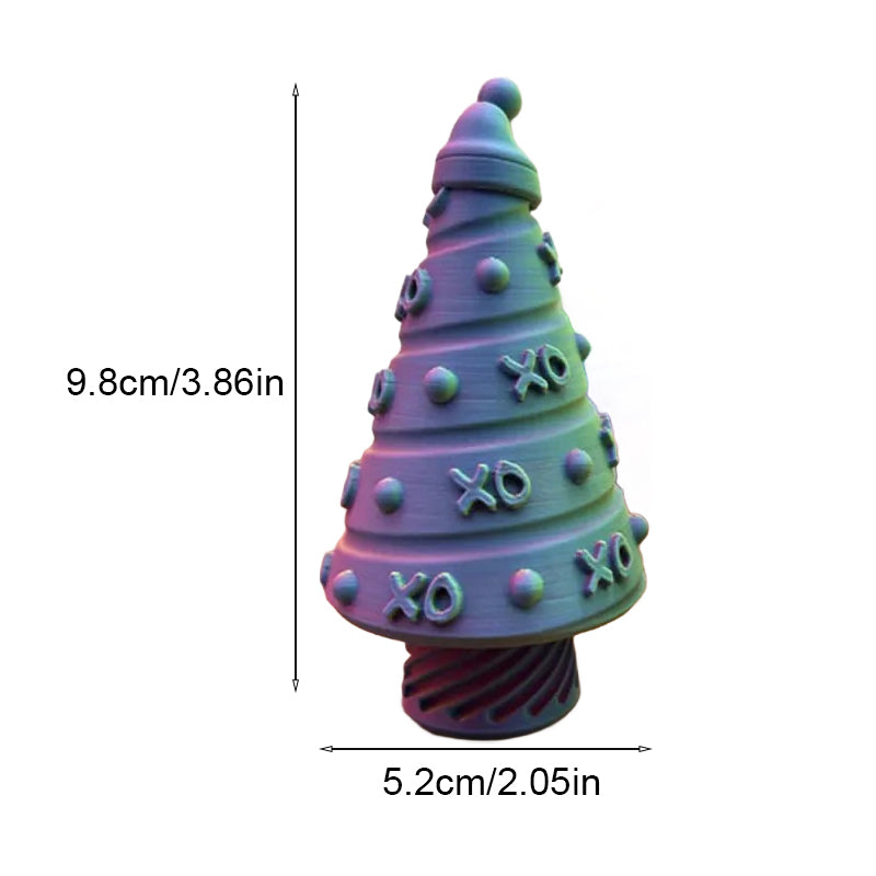 3D Printed Christmas Tree Stasher Ornament