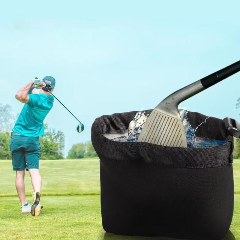 Golf Club and Golf Ball Cleaning Bag