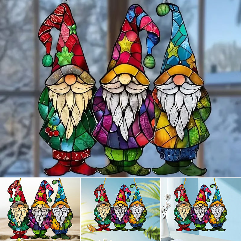 Gnomes Christmas Hanging Ornament